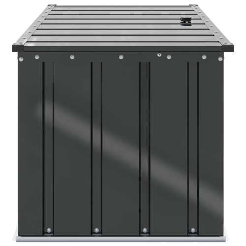 Кутия за съхранение в градината Черно 101 x 56,5 x 50 см