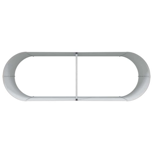 Повдигнато легло Кафяво 240 x 80 x 81 cm Стомана