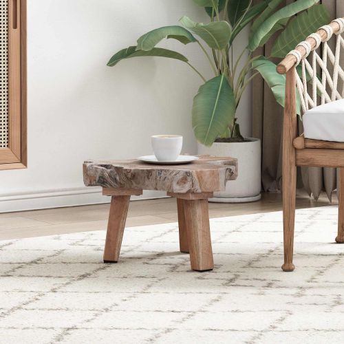 Нощно шкафче Кафяво 40 x 40 x 25 см Солидно възстановено дърво