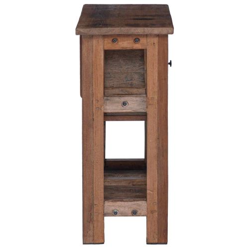 За шкафове Кафяво 60 x 30 x 70 см Солидно възстановено дърво