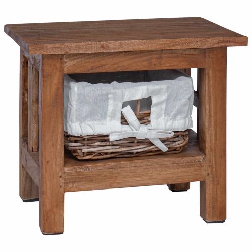 Странична маса Кафяво Масивна махагонова дървесина