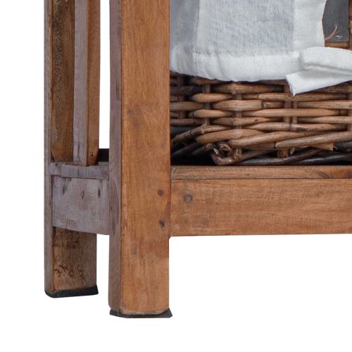 Странична маса Кафяво Масивна махагонова дървесина