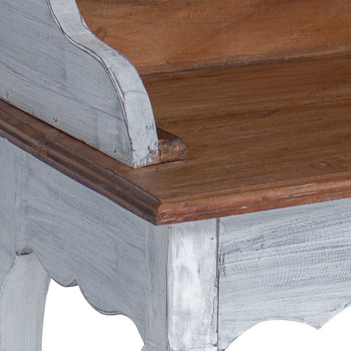 Бюро за писане с чекмедже Кафяв и бял 80 x 40 x 92 см