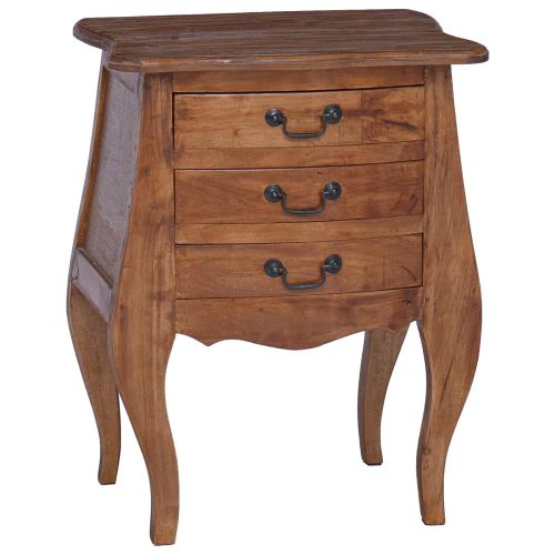 Складов сандък 48 x 35 x 64 см Масивно махагоново дърво