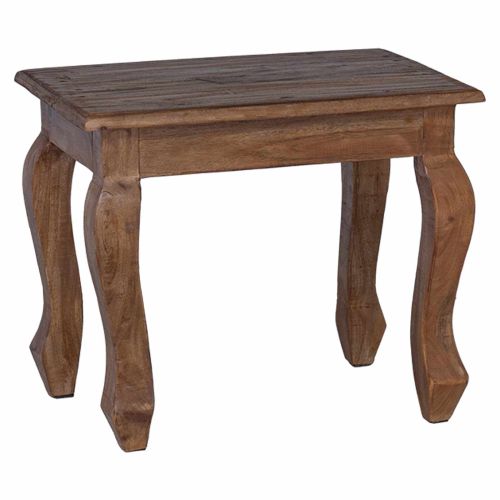 Н nesting маса 3 pcs Кафяво Масивна махагонова дървесина