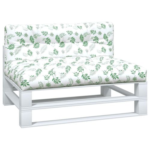 Палетни възглавници, 2 бр, на листа, текстил