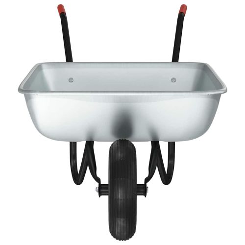 Количка Сребрист и Черен 133 x 62,5 x 58 см Стомана