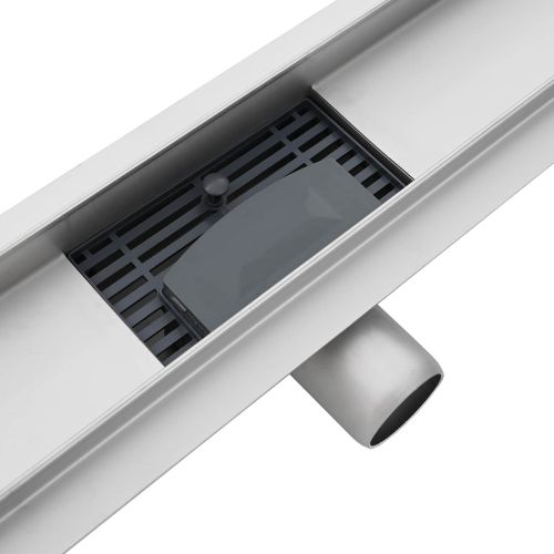 Душов дренаж с линия на дизайна Сребрист 70 cm