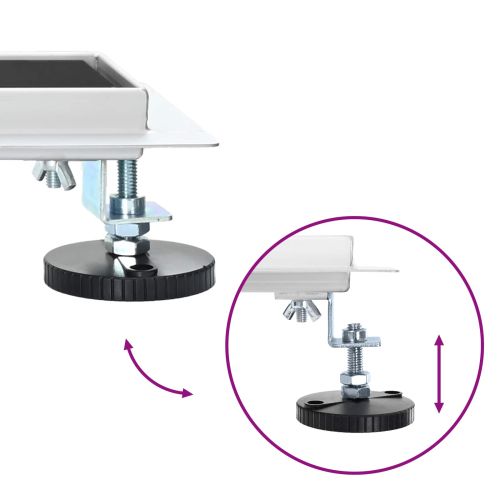 Душов дренаж с стъклен капак и 360° сифона Черно 80 cm