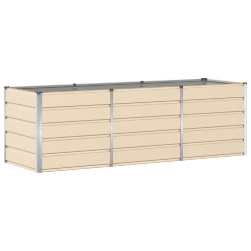 Кашпа Слонова кост 240 x 80 x 75 см Стомана