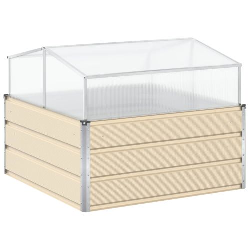 Кашпа Слонова кост 100 x 100 x 77 cm Галванизирана стомана