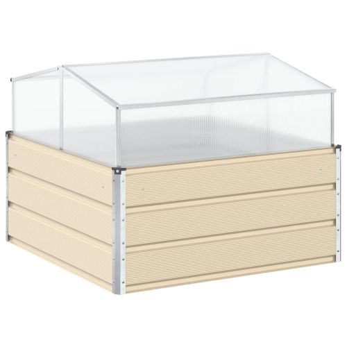 Кашпа Слонова кост 100 x 100 x 77 cm Галванизирана стомана