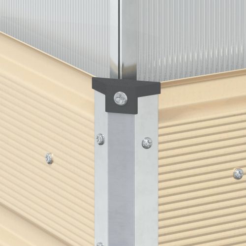 Кашпа Слонова кост 100 x 100 x 77 cm Галванизирана стомана