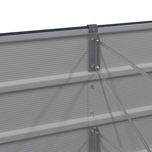 Кашпа Антрацит 320 x 80 x 75 см Стомана