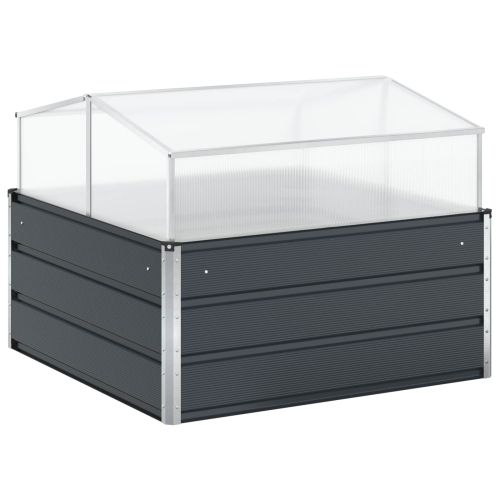 Кашпа Антрацит 100 x 100 x 77 cm Галванизирана стомана