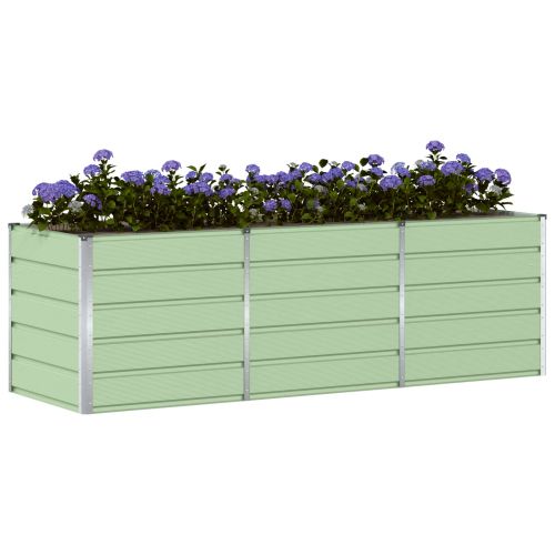 Кашпа Зелен 240 x 80 x 75 см Стомана
