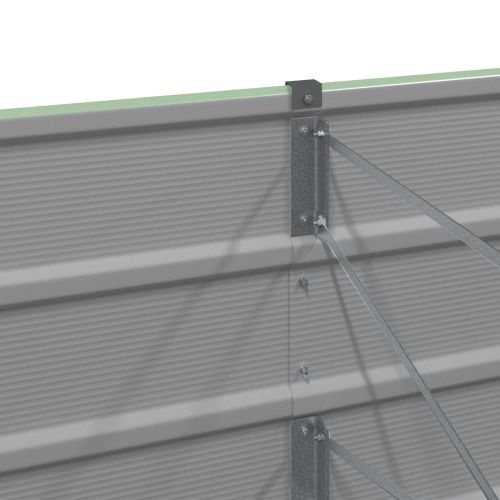 Кашпа Зелен 240 x 80 x 75 см Стомана