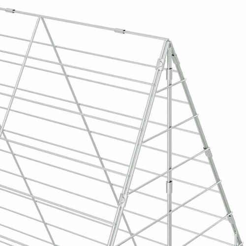 Клетка за заек Сребрист 400 x 100 x 210 см