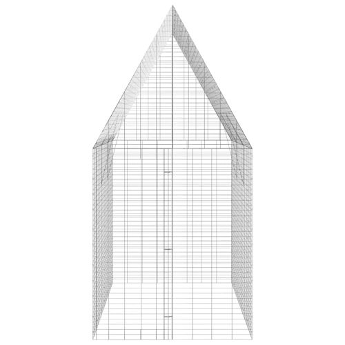 Клетка за заек Сребрист 300 x 100 x 210 см