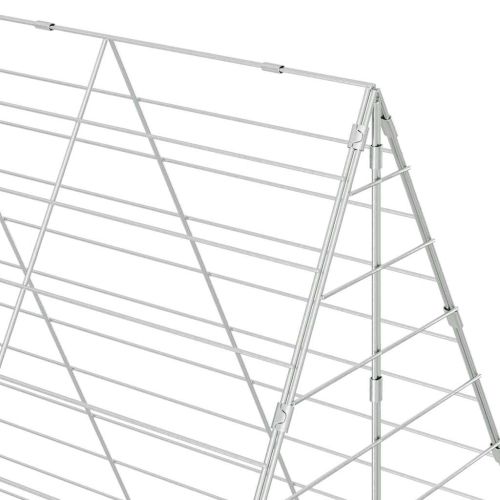 Клетка за заек Сребрист 300 x 100 x 210 см