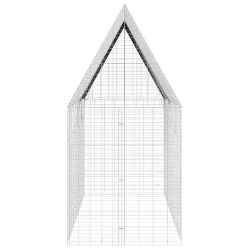 Клетка за заек Сребрист 400 x 100 x 210 см