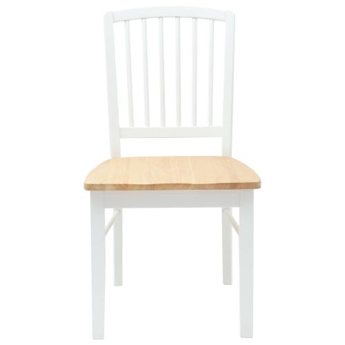 Обедени столове 2 pcs Бяло 50 x 52,5 x 91 см