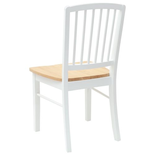 Обедени столове 2 pcs Бяло 50 x 52,5 x 91 см