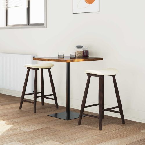 Обедени столове 2 pcs Светло кафяво 46 x 37 x 63 см