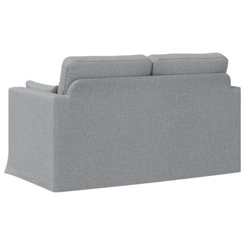 Диван Светлосиво 139 x 78 x 80 см текстил