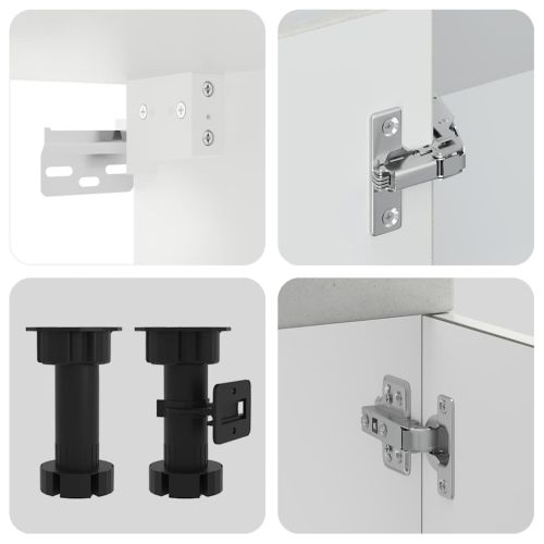 Комплект кухненски шкафове от 11 части Porto, инженерно дърво