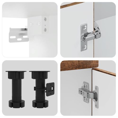 Комплект кухненски шкафове от 14 части Porto, инженерно дърво