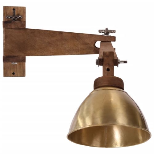 Стенни лампа, 25 W, античен месинг, E27