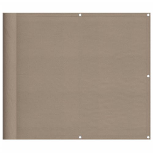 Балконски параван таупе 90x800 см 100% полиестер оксфорд