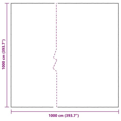 Прозрачен брезент с капси 10x10 m Полиетилен