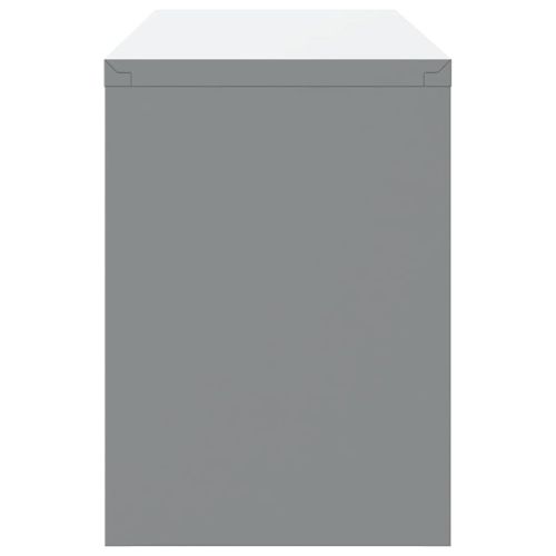Шкаф за инструменти Червен и сив 100 x 25 x 35 см