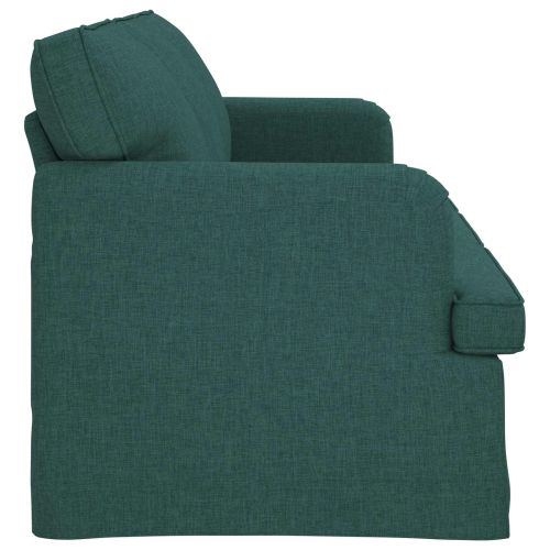 Диван Тъмен зелен 201 x 80 x 85 см текстил