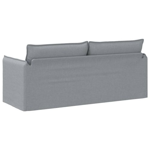 Диван Светлосиво 196 x 82 x 85 см текстил