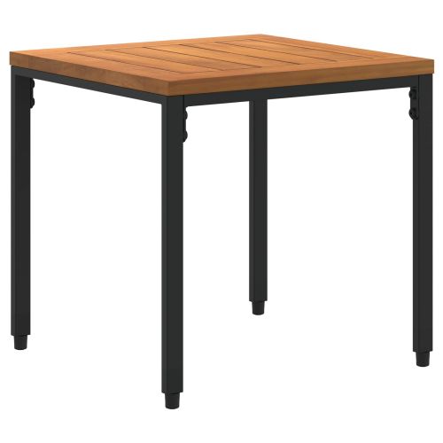 Комплект за външни мебели Черен и Туркоаз полиратан