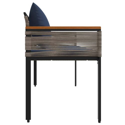 Външна пейка 2 -Seater 117 x 54 x 74.5 см полиратан