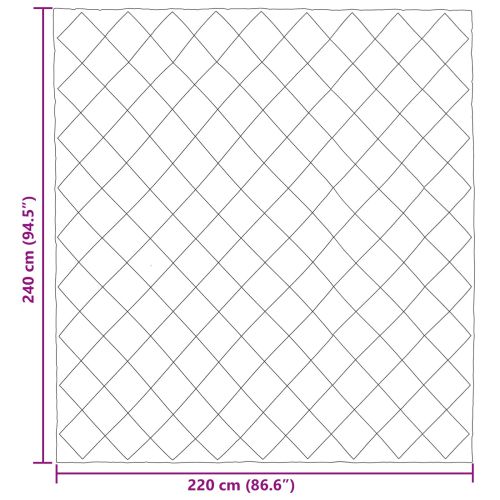 Летен юрган Таупе 220 x 240 cm Микрофибър