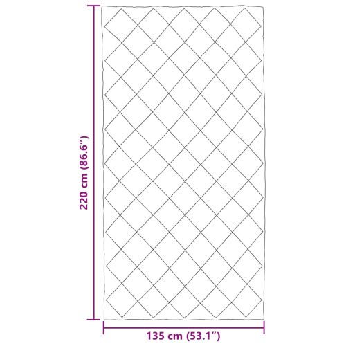 Зимен юрган Черно 135 x 220 см Микрофибър