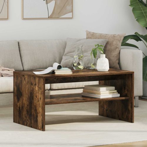 Масичка за кафе Димян дъб 80 x 50 x 40 cm Инженерно дърво