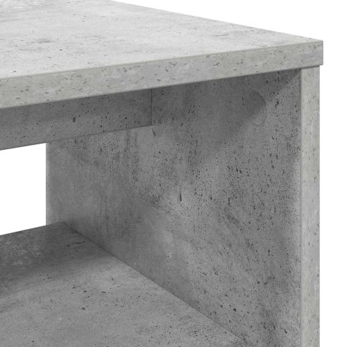 ТВ шкаф Циментено сиво 60 x 35 x 40 см Инженерно дърво
