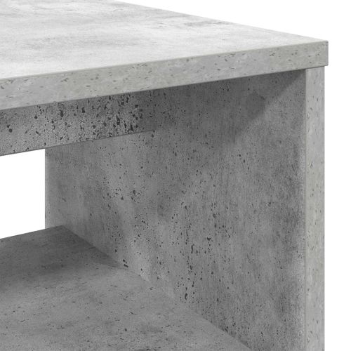 ТВ шкаф Циментено сиво 80 x 35 x 40 см Инженерно дърво