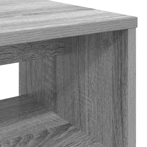 ТВ шкаф Сив Сонома 80 x 35 x 40 см Инженерно дърво
