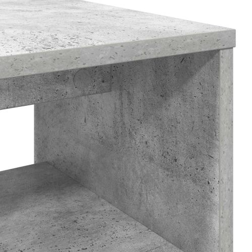 ТВ шкаф Циментено сиво 100 x 35 x 40 см Инженерно дърво