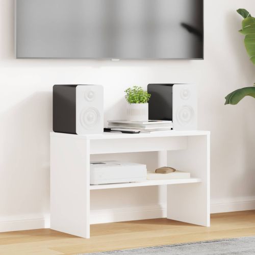 ТВ шкаф Бяло 60 x 30 x 40 см Инженерно дърво