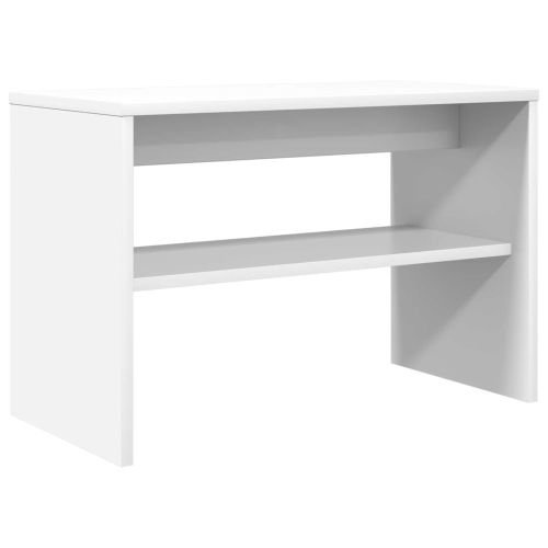 ТВ шкаф Бяло 60 x 30 x 40 см Инженерно дърво