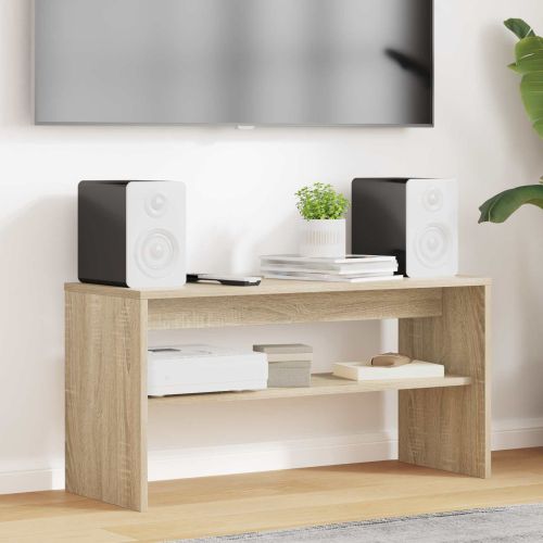 ТВ шкаф Сонома дъб 80 х 30 х 40 см Инженерно дърво