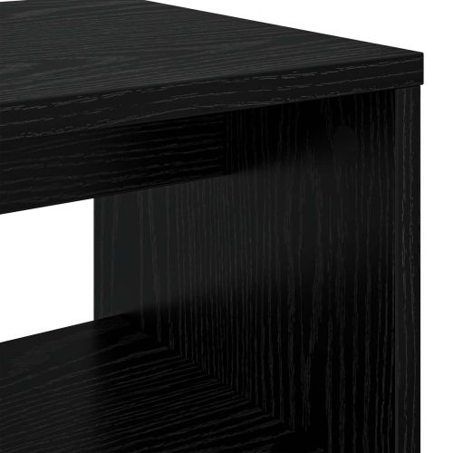 ТВ шкаф 100 x 30 x 40 см Черния дъб Инженерна дървесина